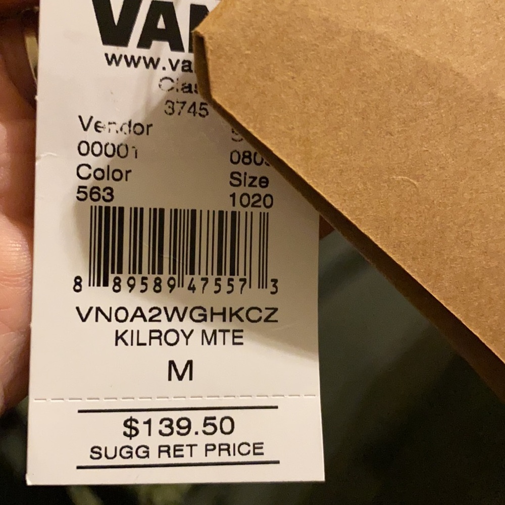 NWT Vans all weather water resistant KILROY BOMBER MTE JACKET in Grape Leaf - Picture 8 of 11
